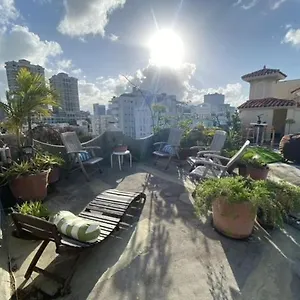  Apartment Fresh Tropical Colonial Style Walk-up- Rooftop Terrace- View Puerto Rico